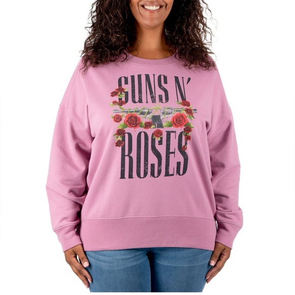 Guns N Roses Crewneck Sweater Women’s 2x /XXL Pullover Sweatshirt New With Tags - Picture 1 of 5